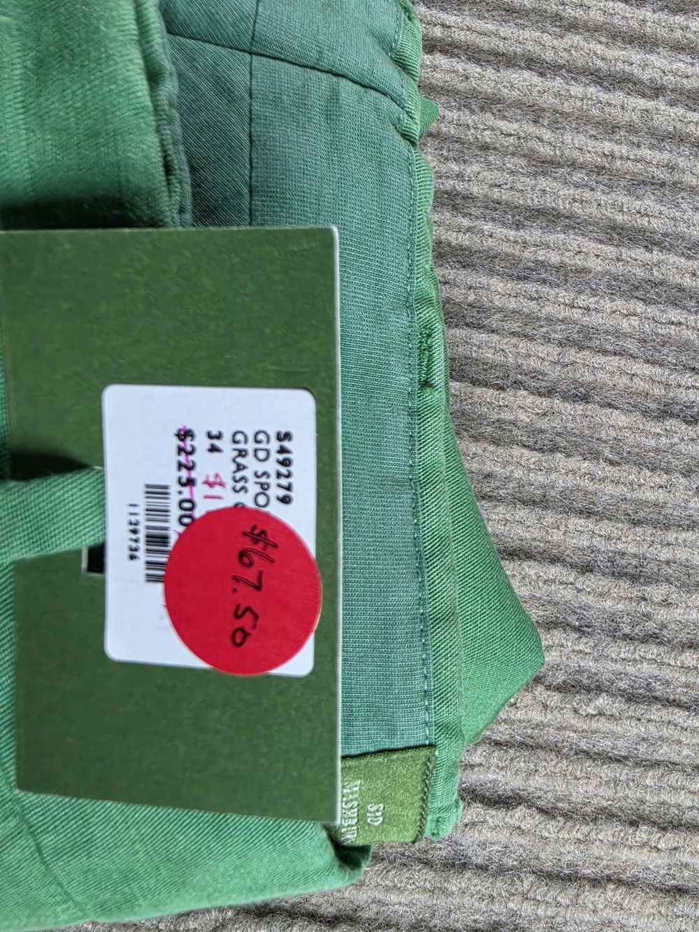 Sid Mashburn Green Chinos - Picture 9 of 10